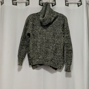 Warm Green Turtle Neck Sweater